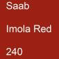 Preview: Saab, Imola Red, 240.